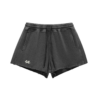 Shift Happens Raw Edge Drawstring Shorts